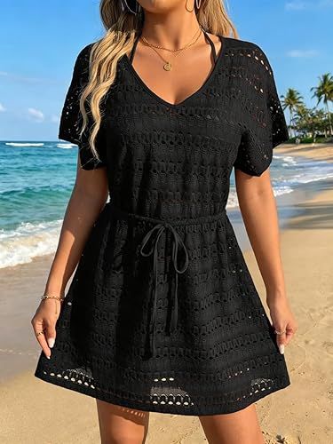 Half Sleeve Cover Up Dress