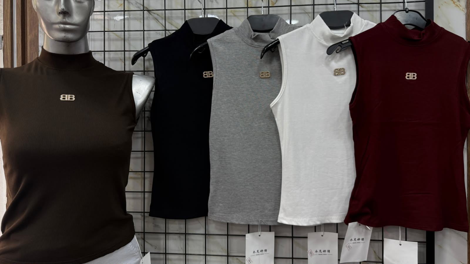 B Top High Neck