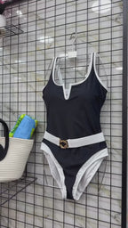 Spicy Belt One Piece Swimsuit