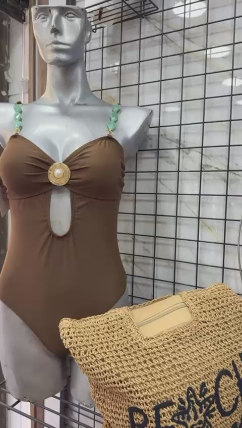 Blue Shell Swimsuit